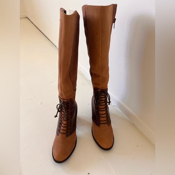 Farylrobin brown knee high boots from Anthropologie - Picture 3 of 5